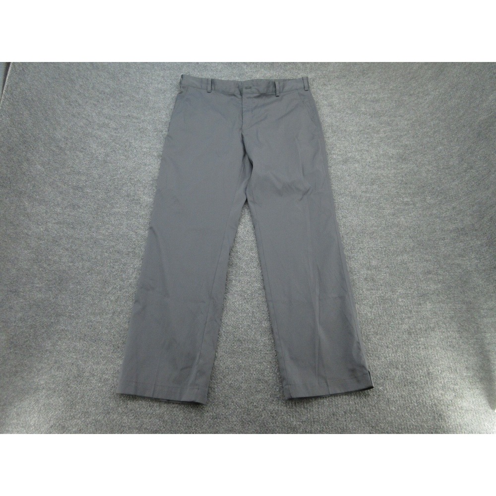 Nike Mens Golf Pants Standard Fit Grey Dri-FIT Performance Trousers 36x32